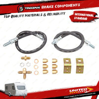 Trojan Hose Kit - Single Axle for Trailer Caravan Accessories Vehicle Parts