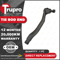 Premium Quality 1 Pc Trupro LH Outer Tie Rod End for HONDA ACCORD CB 1990-94