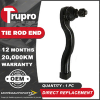 1 Pc Trupro RH Outer Tie Rod for Mitsubishi Challenger PB Triton ML MN 2WD