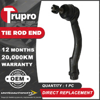 Brand New 1 Pc Trupro RH Outer Tie Rod End for Hyundai Tucson JM 2004-2010