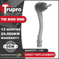 Premium Quality 1 Pc Trupro RH Outer Tie Rod End for CITROEN C4 DS4 11/09-On