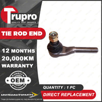 Brand New 1 Pc Trupro LH Outer Tie Rod for Nissan Utility DX 1988-1990