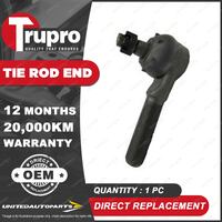 1 Pc Trupro LH Outer Tie Rod End for Jeep Cherokee NB 5.9L V8 16v RWD 1983-1986