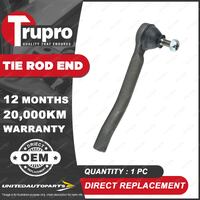 1 Pc Trupro LH Tie Rod End for Nissan Juke F15 Leaf ZE0 Pulsar B17 2012 - On