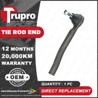 1 Pc Trupro RH Tie Rod End for Nissan Juke F15 Leaf ZE0 Pulsar B17 2012 - On