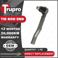 1 Pc Trupro RH Tie Rod End for Honda City GM GM2 GM6 1.5L 88KW Sedan 2009-On