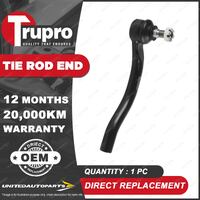 1 Pc Trupro LH Tie Rod End for Honda Civic FB FB2 FB4 1.5L 1.8L 2.0L 2012-2016