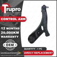 1x Trupro Front Lower LH Control Arm for Hyundai Accent RB Hatchback Sedan 11-19