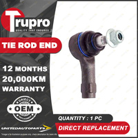 1 Pc Trupro RH Tie Rod End for Volkswagen Amarok 2H Touareg 7L 7P 2002-2022