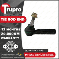 1 Pc Trupro Outer LH or RH Tie Rod End for Holden Cruze JG Sedan 1.8L 2.0L 09-11