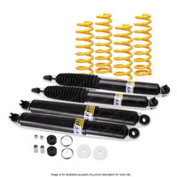 Front Rear Shock Absorbers Raised King Springs for Jeep Wrangler TJ 10/96-2/07