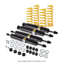 Front Rear Shock Absorbers Raised King Springs for Land Rover Discovery 89-99