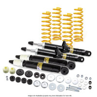 F+R Shock Absorbers Raised King Springs for Ford Falcon Fairmont EA EB ED EF EL