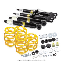 Front Rear Shock Absorbers Lowered King Spring for Ford Falcon Fairmont AU 98-02