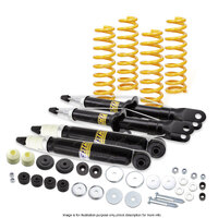 Front Rear Shock Absorbers Raised King Springs for Ford Falcon Fairmont AU 98-02