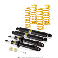 Front Rear Shock Absorbers Raised King Springs for Ford Falcon Fairmont BF 07-08