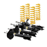 Front Rear Shock Absorbers Raised King Springs for Nissan X-Trail T30 01-07