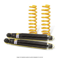 Rear Shock Absorbers Raised King Springs for HOLDEN JACKAROO UBS  Monterey 4WD