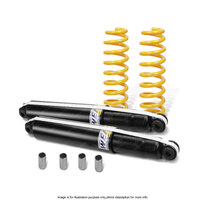 Rear Shock Absorbers Raised King Springs for NISSAN TERRANO II R20 2.4 2.7 97-00