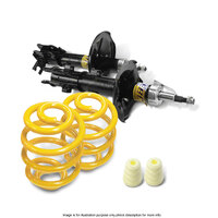 Front Shock Absorbers Lowered King Springs for HYUNDAI EXCEL HU X3 Sedan & Hatch