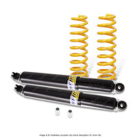 Rear Shock Absorbers Raised King Springs for Jeep Wrangler TJ 4.0L 10/96-2/07