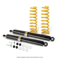 Rear Shock Absorbers Raised King Springs for Toyota RAV 4 SWB 2/98-7/00