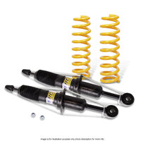 Front Shock Absorbers Raised Comfort 50-100KG King Springs for Mazda BT-50 11-On