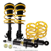 Front + Rear Lower Pre-Assembly Struts for Holden Commodore VF 8 Cyl Sedan Ute