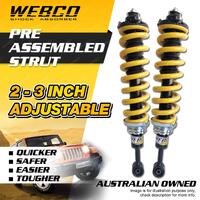 Webco Adjustable 2"-3" Lift Kit Complete Strut for Toyota Hilux Vigo KUN26 05-15