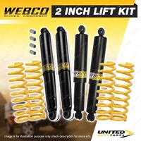 2" 50mm Lift Kit Webco Shock Absorbers Coil for Nissan Patrol Y61 GU LWB Wagon