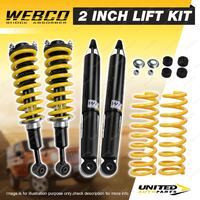 2" 50mm Lift Kit Complete Strut Shock Absorbers Coil for Toyota FJ Cruiser 06-On