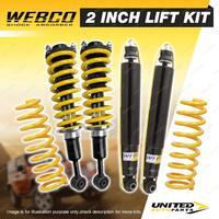 2" 50mm Lift Kit Complete Strut Shocks Coil for Toyota Landcruiser 200 Ser 07-On