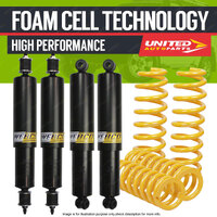 3 - 4 Inch Foam Cell Lift Kit Shock Spring for PATROL GQ Y60 GU Y61 Ute Cab Wgn