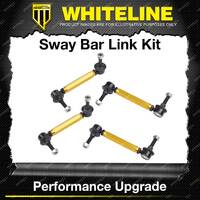 Whiteline Front + Rear Adjustable Sway Bar Link Kit for Ford Focus 2ND GEN 4CYL