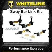 Whiteline Front + Rear Adjustable Sway Bar Link Kit for Volvo C30 C70 S40 V50