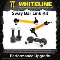 Whiteline F+R Adj Sway Bar Link Kit for Toyota 86 GT-86 ZN6 4CYL 6/2012-On