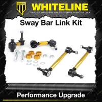 Whiteline Front + Rear Adjustable Sway Bar Link Kit for Hyundai Elantra I30 FD