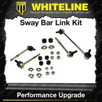 Whiteline Front + Rear Sway Bar Link Kit for Nissan Patrol GU Y61 4/6CYL 97-10