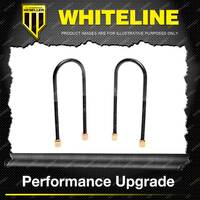 Whiteline Rear Spring - 85mm wide U Bolt Kit for Ford Courier PC PD