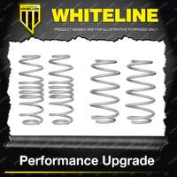 Whiteline Front + Rear Coil Springs - Lowered for Ford Fiesta WS WT WZ