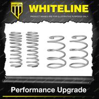 Whiteline Front + Rear Coil Springs - Lowered for Ford Mustang S197