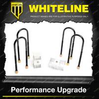 Whiteline 2.5 Inch Rear Lowering Block Kit for Foton Tunland P201 2WD 2012-ON