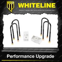 Whiteline Rear 2" Lowering Block - Kit for Great Wall Steed V200 V240 K2 Wingle