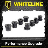 Whiteline Front Spring - Eye Front And Shackle Bushing for Holden Drover QB