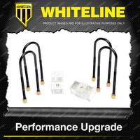 Whiteline Rear 2" Lowering Block Kit for Holden Rodeo KB KB TFR TFS