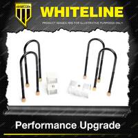 Whiteline Rear 2.5" Lowering Block Kit for Mazda B2000 2200 B2500 2600 BRAVO UF