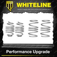 Whiteline Lower 15mm Front 20mm Rear Coil Springs for Renault Clio III X85 -2010