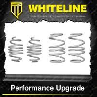 Whiteline Lower 15mm Front 20mm Rear Coil Springs for Renault Clio III X85 10-On