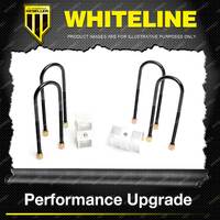 Whiteline Rear 2.5" Lowering Block Kit for Toyota Toyoace with 19mm centre bolt