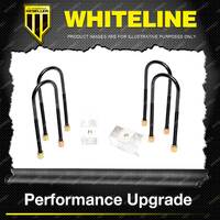 Whiteline 2" Lowering Block Kit Top Pin = 16 Bottom Hole = 16 U Bolt Width = 75